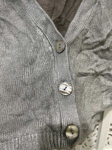 Mango Metalic Mist Knit Top D