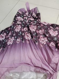 Floral Purple kids frock...