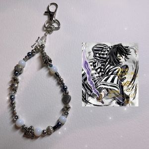 Demon Slayer Iguro Themed Handmade Bag Charm