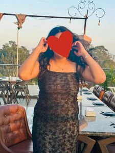 Shimmer Black Dress