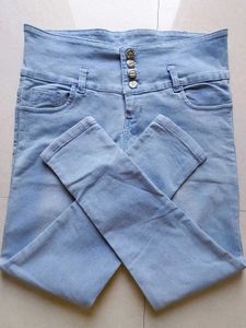 High Waisted Denim Jeans