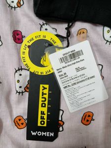 Black Flare Leg Pants