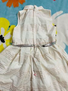 Beautiful Baby Girls Frock With Shining Jacket
