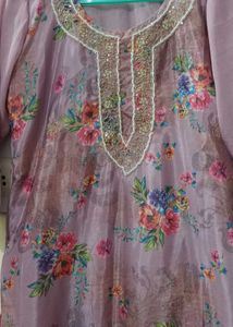 Floral Embroidered Kurta Set