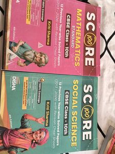 Class 10th Pyq Book ( Score 💯)  Of Maths And SST