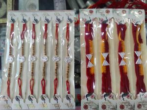 Pure Silver Rakhi Sets