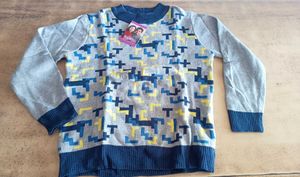 Stylish Kids' Patterned Sweater