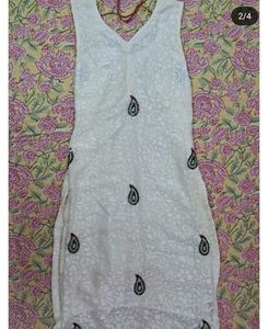 Stitched White Kurta