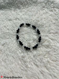Black & Clear Beaded Bracelet