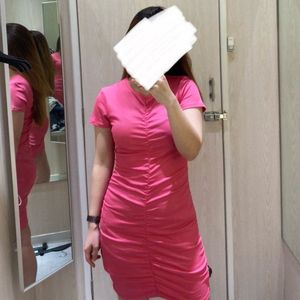 Pink Bodycon Dress