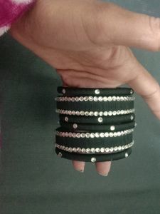 Black  Diamond Bangle