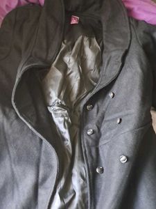 New Pure Wool Solid Coat