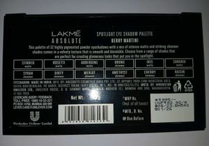 Lakme Eyeshadow Palette
