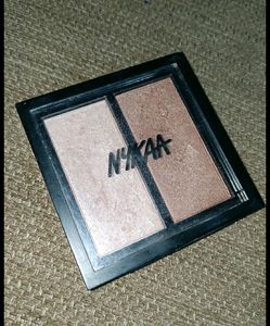 MK Mineral Cheek Blush And Nykaa Highlighter