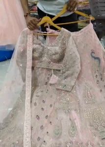 Very Heavy Engagement Lehenga Choli