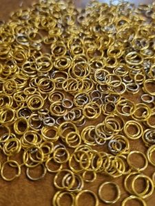 Jump Rings Golden Big Small And Oxidize Smal
