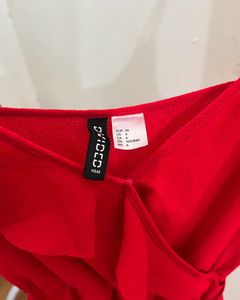 H&amp;M Bright Red Dress