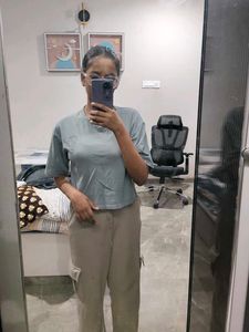Oversized Crop Top