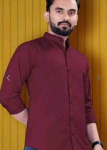 Maroon Casual Shirt