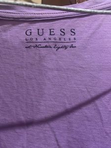Guess Purple Graphic Tee