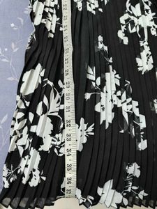 Harpa Black A-line Wrap Dress