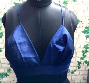 Blue Bralette Top Blouse All Size (28 TO 36)