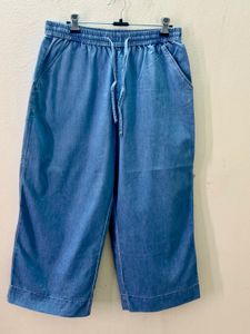 Blue Denim Culottes