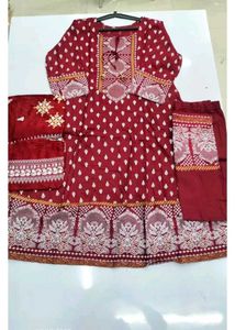 Rose Pink Anarkali Suit