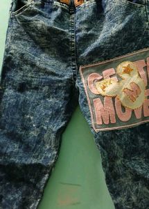 Girls&#39; Denim Jeans with Patch