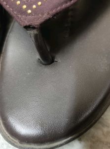 Maroon Flat Slipper
