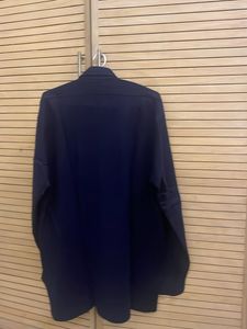 Men’s Woolen Navy Blue Shirt, 42