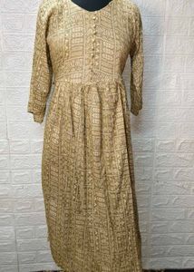 Fresh Piece Aline Kurta With High Slit