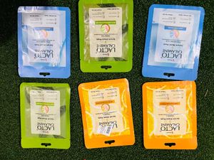 LACTO Vitamin C Sheet Mask Set Pack Of 6