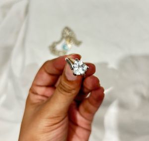 Owl Charm Pendant And Heart AD Ring