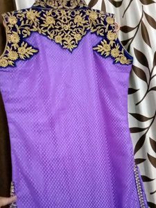 VELVET KURTA WITH DUPATTA