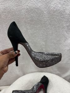 Glitter Platform Heels