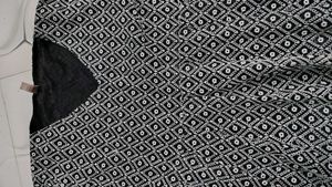 Patterned Black Top