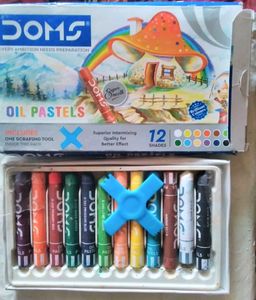 Oil pastels colour