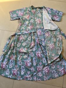 Floral Wrap Dress