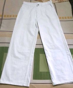 Last Price ☆Classic White Denim Trouser 💸