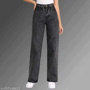 Stylish Gray Wash Jeans