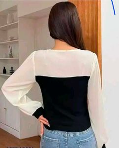 Chic Black &amp; White Top