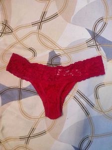 Red Lace Thong.