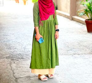 Green Ethnic Gown