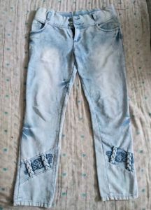 Pure Cotton Straight Leg Jeans 👖❤️