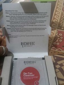 Richfeel Naturals De-Tan Facial Kit