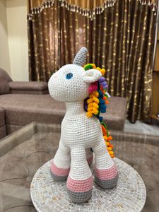 Crochet Unicorn Toy