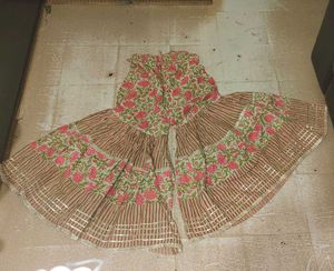Cotton Gotta Patti Shara Dupatta Set