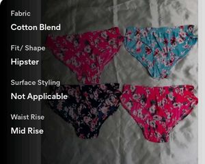 Floral Print Panties