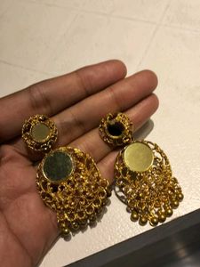 Golden Mirror Earrings